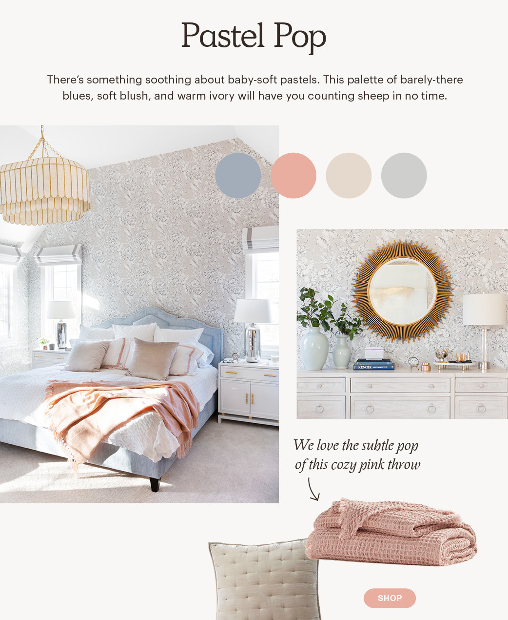 9 calming bedroom color palettes - Havenly